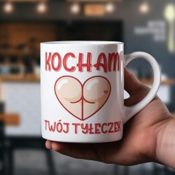 KUBEK BIAŁY PREZENT NA WALENTYNKI BC-Walentynki 45