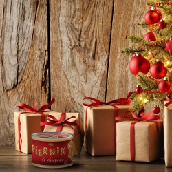 SKARPETKI ŚWIĄTECZNE W PUSZCE MIKOŁAJA PIERNIKI PREZENT POD CHOINKĘ ŚWIĘTA