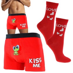 ZESTAW PREZENT DLA CHŁOPAKA Skarpetki r 38-41 + bokserki r M SPOKO FACETAE