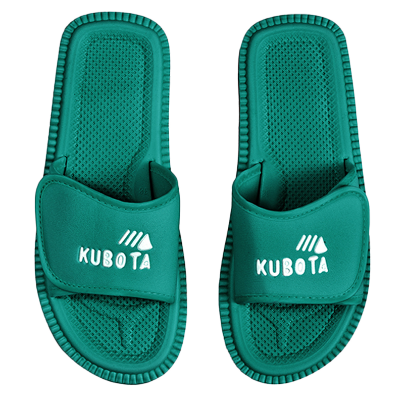 Klapki Kubota Rzep Ciemnozielone