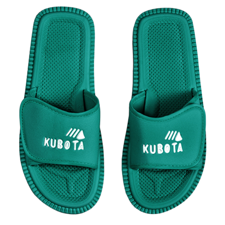 Klapki Kubota Rzep Ciemnozielone