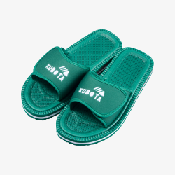 Klapki Kubota Rzep Ciemnozielone