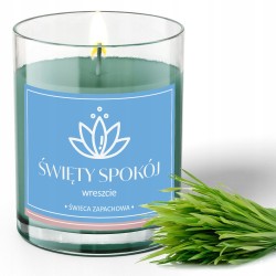 ŚWIECZKA ZAPACH śmieszny prezent ŚWIĘTY SPOKÓJ świeża trawa PREZENT