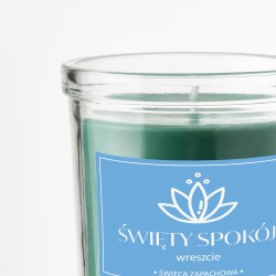 ŚWIECZKA ZAPACH śmieszny prezent ŚWIĘTY SPOKÓJ świeża trawa PREZENT